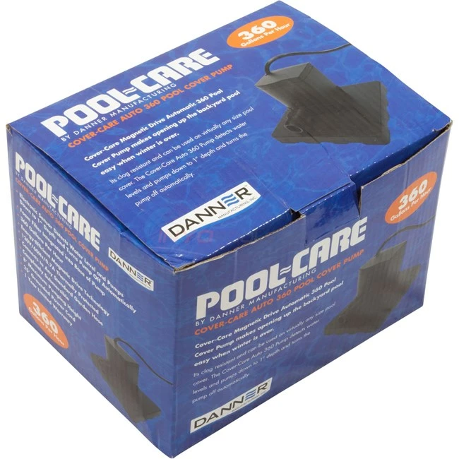 Danner Cover-Care Clog-Resistant Submersible Automatic Pool Cover Pump, 360 Gallons Per Hour - Model CC360AUTO - 02531 - Image 3