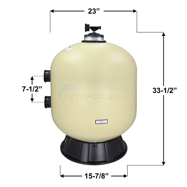Pentair Triton II TR60 Side Mount 24" Pool Sand Filter - EC-140264 - Image 7