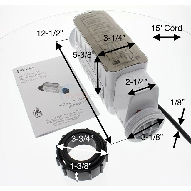 IntelliChlor® IC20 Salt Chlorine Generator Cell - EC-520554 - Image 6