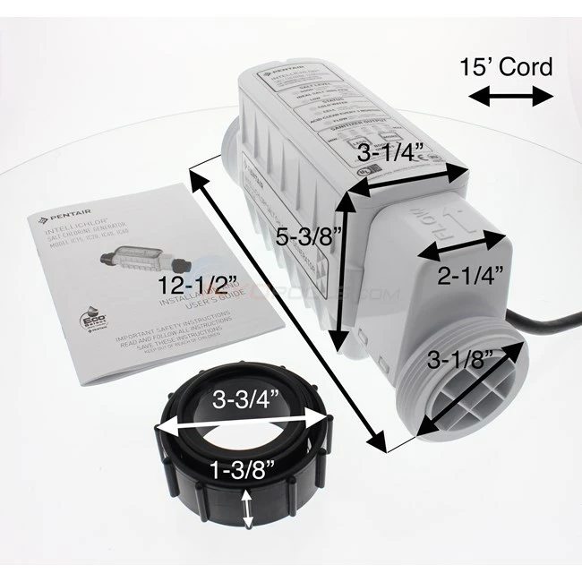 Pentair IntelliChlor IC40 Salt Cell, 40,000 Gallon Pool - EC-520555 - Image 7