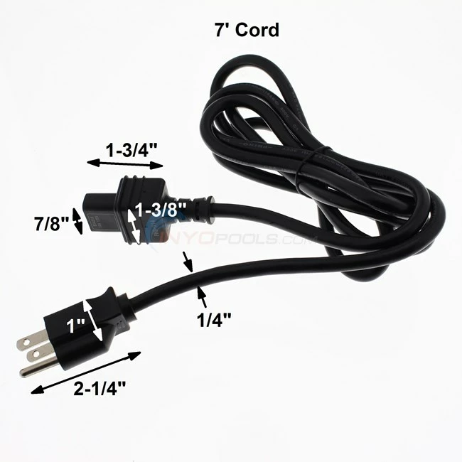 Dolphin Power Supply Cord, 7-Ft - 5898412LF - Image 6