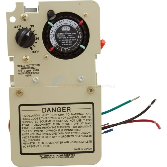 Intermatic Freeze Protect Mechanism With Thermostat And Timer 240V - PF1102MT - Image 3