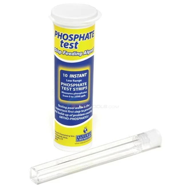 Natural Chemistry Phosphate Test Kit For Pool And Spa, 10 Strips - 00081