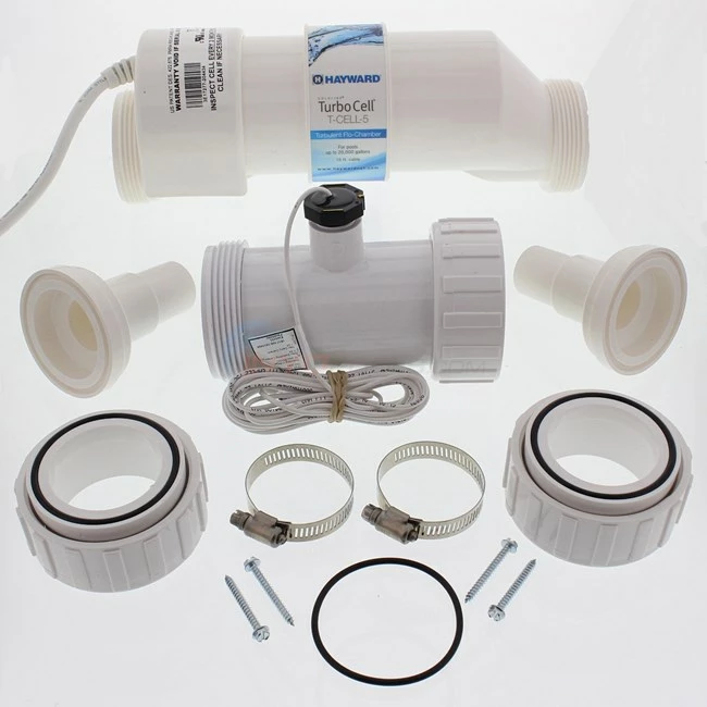 Hayward AquaTrol Above Ground Pool Salt System, Hose & Pipe Fittinng, 3 Prong Plug, Control Panel & TurboCell - Model W3AQ-TROL-HP - Image 2