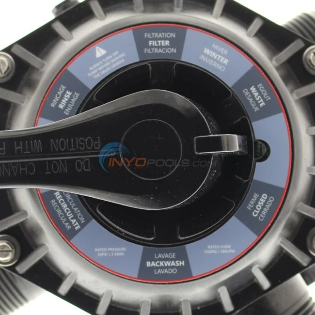 CMP Valve, Compatible With Pentair 262506, 1-1/2-Inch Ports, 6-Way Multiport, Clamp Style - 27502-154-000 - Image 3