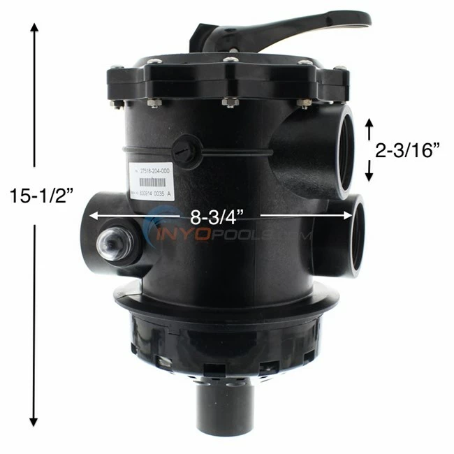 Hayward 2" Top Mount Valve For Pool Sand Filters - SP071621 - Image 6