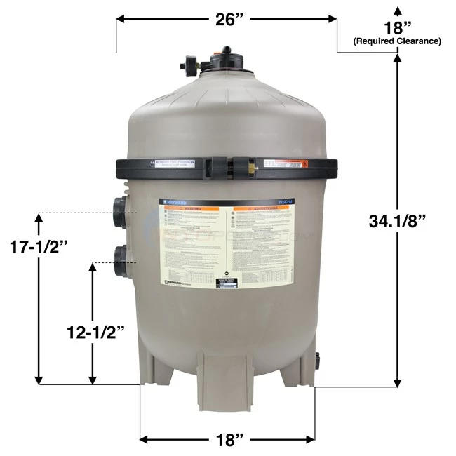 Hayward Pro-Grid DE Pool Filter, 36 Sq Ft, Valve Not Included - W3DE3620 - Image 6