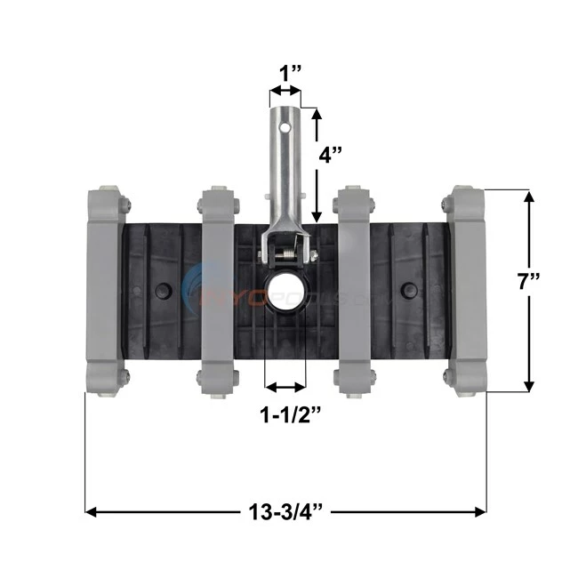 Pureline 14" Commercial Flexible Vacuum Head - Model PL0049 - Image 6