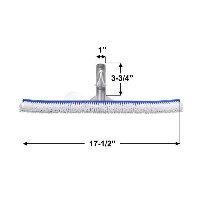 Pureline 18" Deluxe Pool Brush With Aluminum Back - PL0064 - Image 5