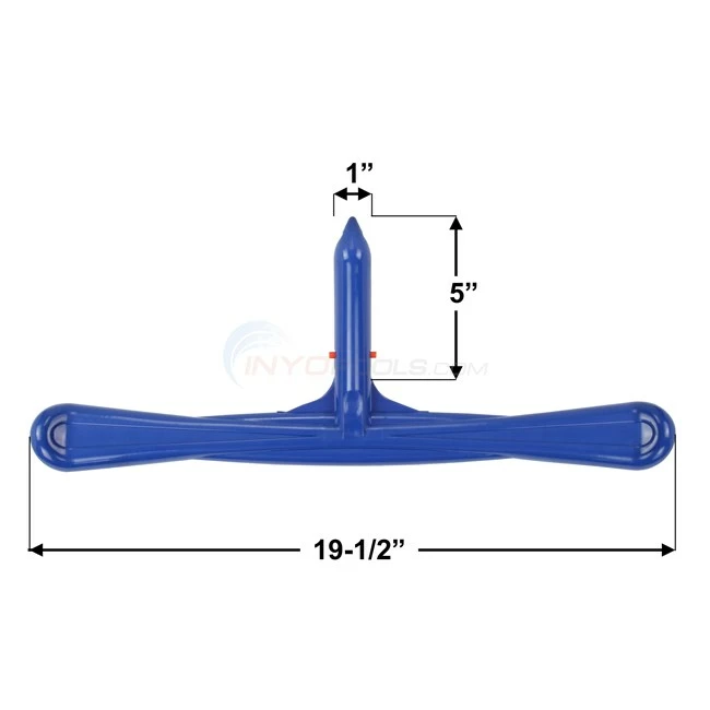20" Oversized Poly Bristle Pool Brush W/ EZ Clip - PL0067 - Image 5