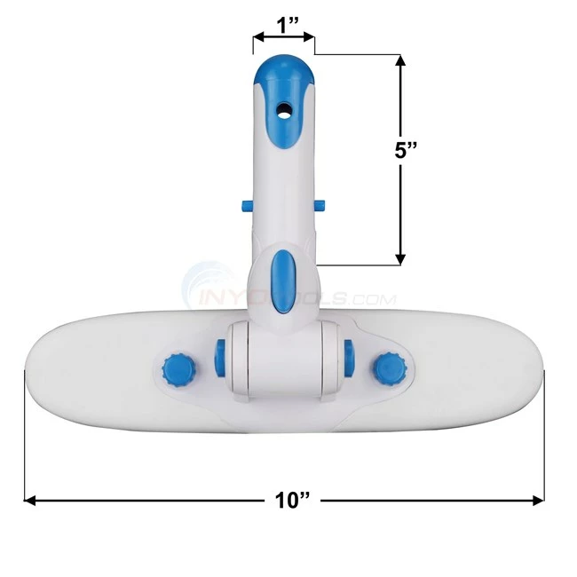 Pureline 10" Deluxe Pool Brush With Easy Button - PL0076 - Image 6