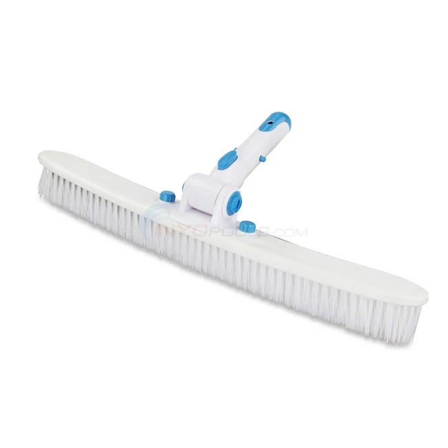 Pureline 18" Deluxe Pool Brush With Easy Button - PL0077