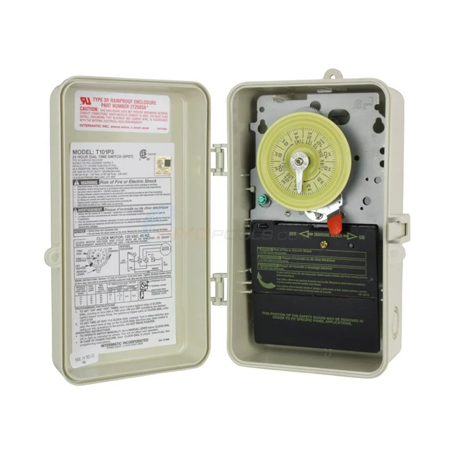 Intermatic Timer 110 Volt Plastic Enclosure - T101P3